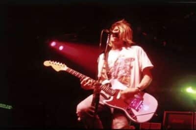 Kurt Cobain lors de son dernier concert à Munich
