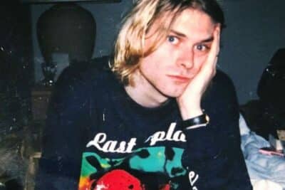 Photo de Kurt Cobain triste